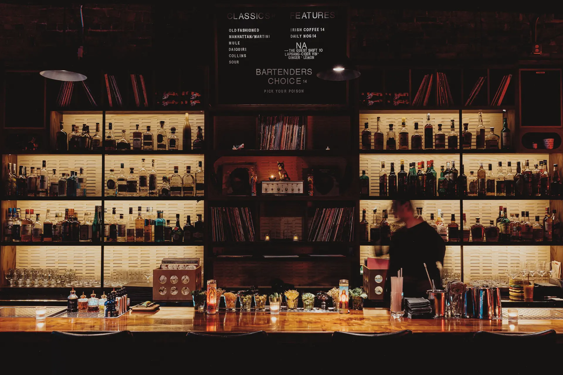 Bad Medicine Cocktail and Vinyl Bar on Lorain Avenue in Cleveland