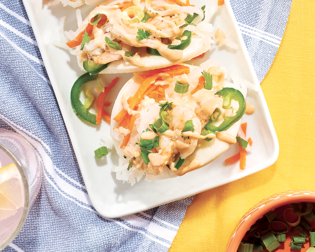 ninja city shrimp steam buns