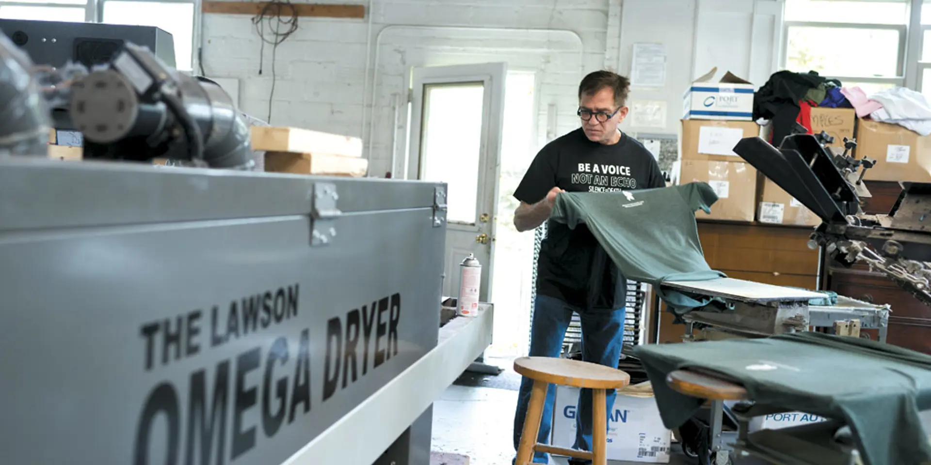  Kudrin continues to churn out T-shirts that make a positive impact.