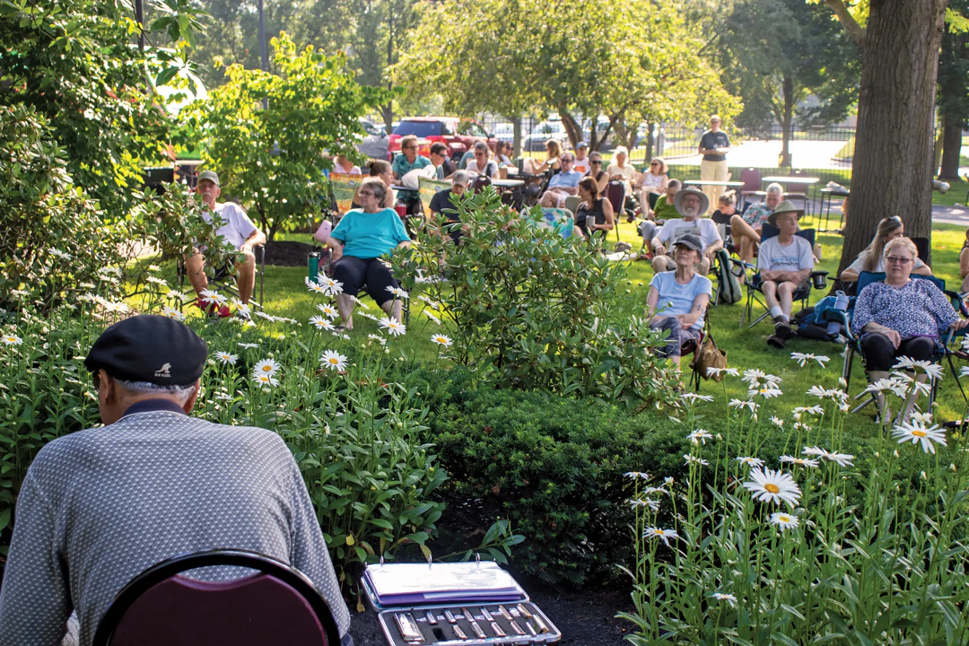 an outdoor concert
