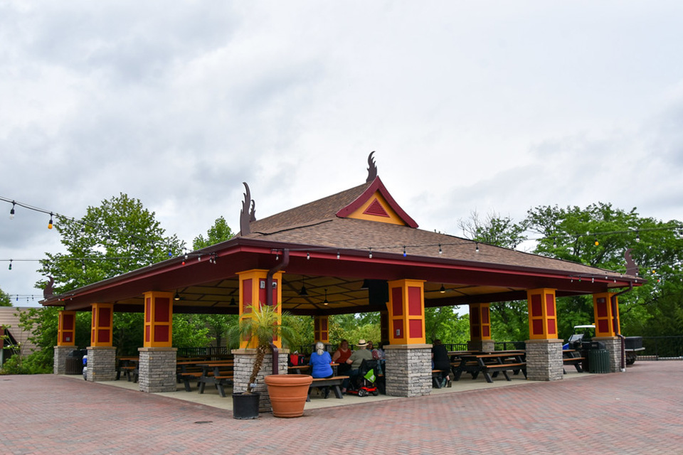 Picnic Shelter (photo by Lisa Hubbard, courtesy of Cincinnati Zoo & Botanical Garden)