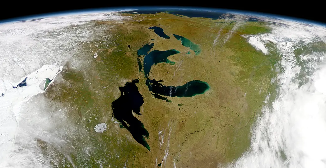Courtesy of NOAA Great Lakes Environmental Research Laboratory, Courtesy Google Maps