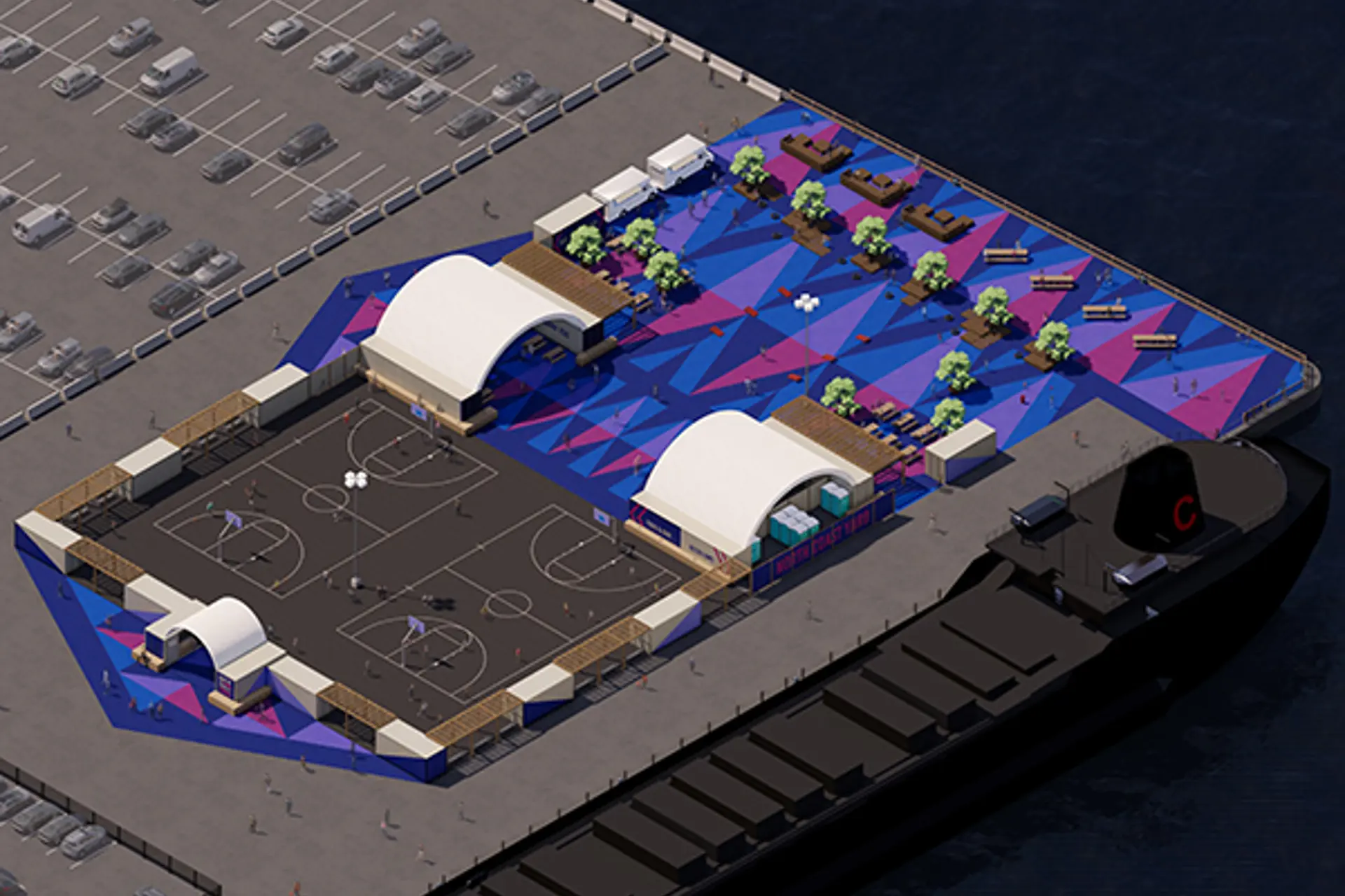 North Coast Yard Pop-up Connects Clevelanders to the Downtown Lakefront, Debuts This Weekend