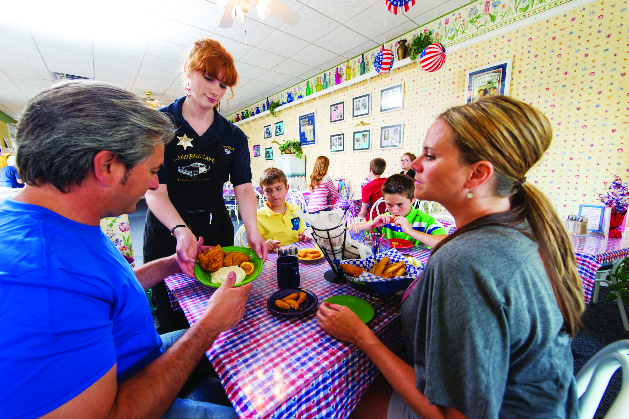 The Mayberry Cafe in Danville, Indiana (photo courtesy of Visit Hendricks County) The Mayberry Cafe in Danville, Indiana (photo courtesy of Visit Hendricks County)